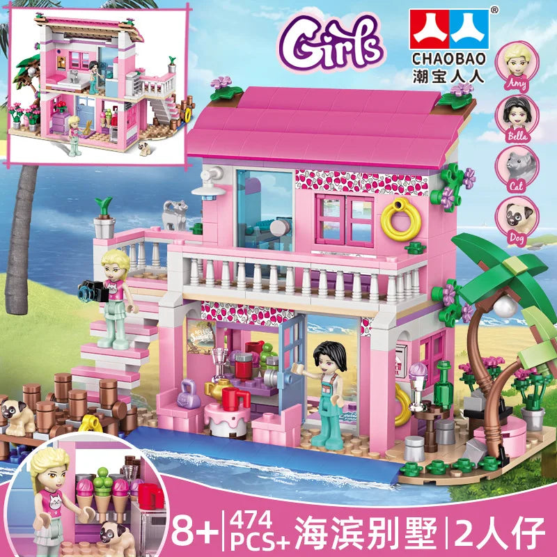Frozen Princess Ice Castle Building Block Set