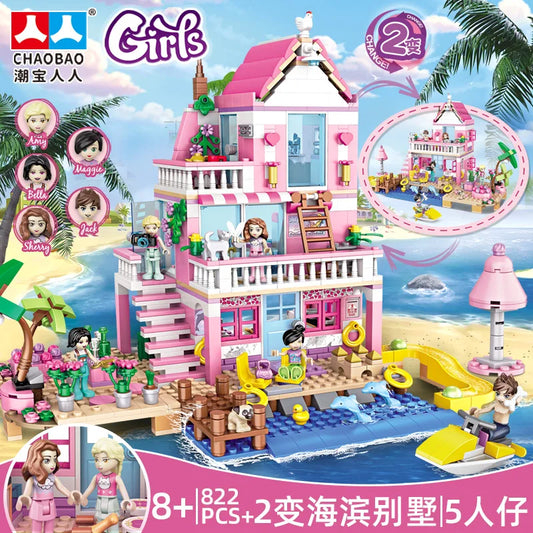 Frozen Princess Ice Castle Building Block Set