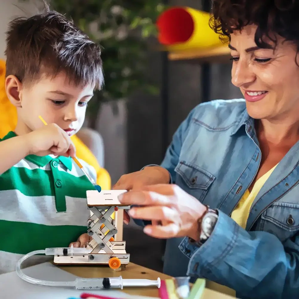 Kids Hydraulic Lift Table Science Kit STEM Project