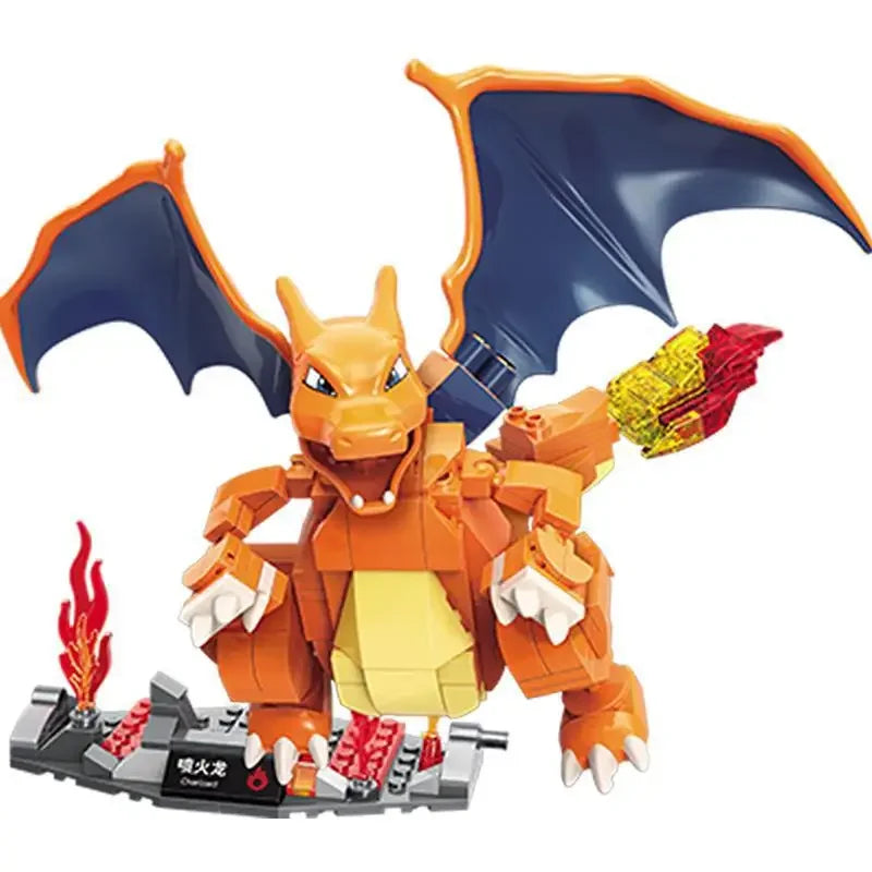 Cartoon Monster Building Blocks Figure Toy Model