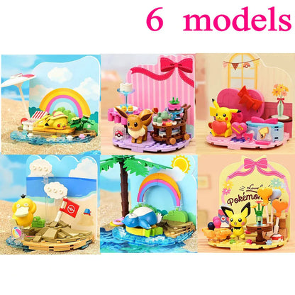 Cartoon Monster Building Blocks Figure Toy Model