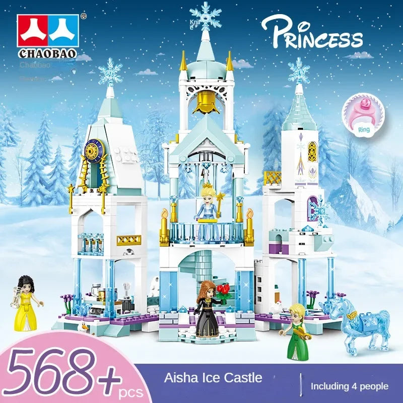 Frozen Princess Ice Castle Building Block Set
