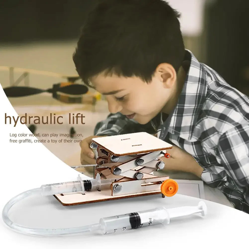 Kids Hydraulic Lift Table Science Kit STEM Project