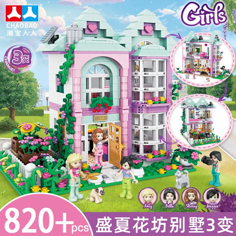 Frozen Princess Ice Castle Building Block Set